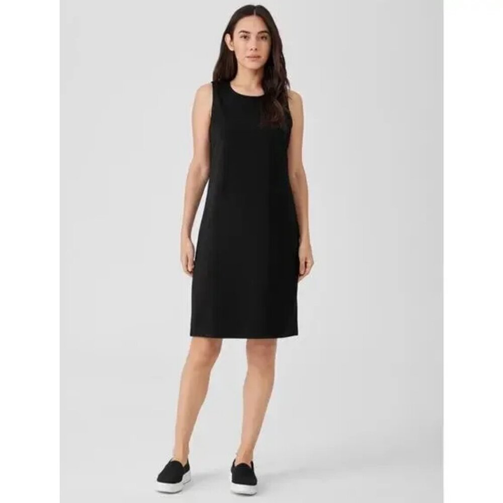 Eileen Fisher Stretch Jersey Knit Tank Dress